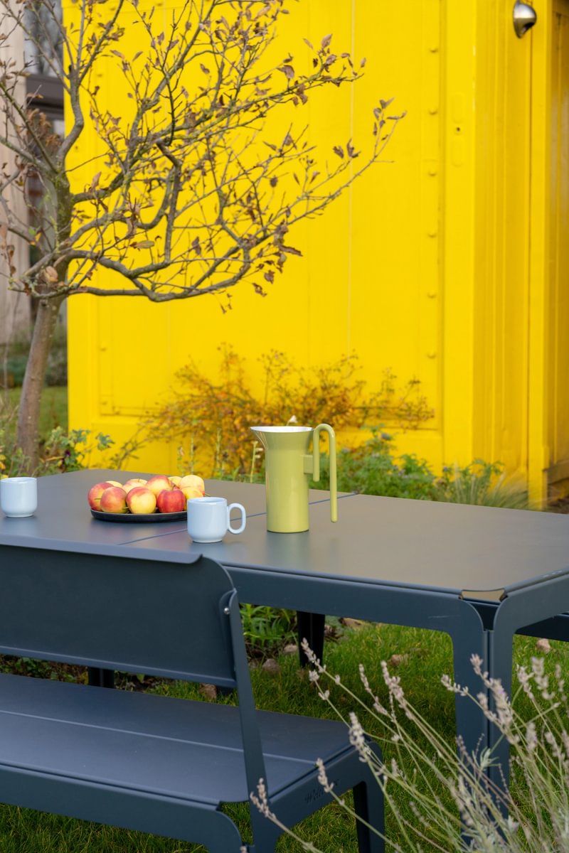 Bended Table 180 avec bancs